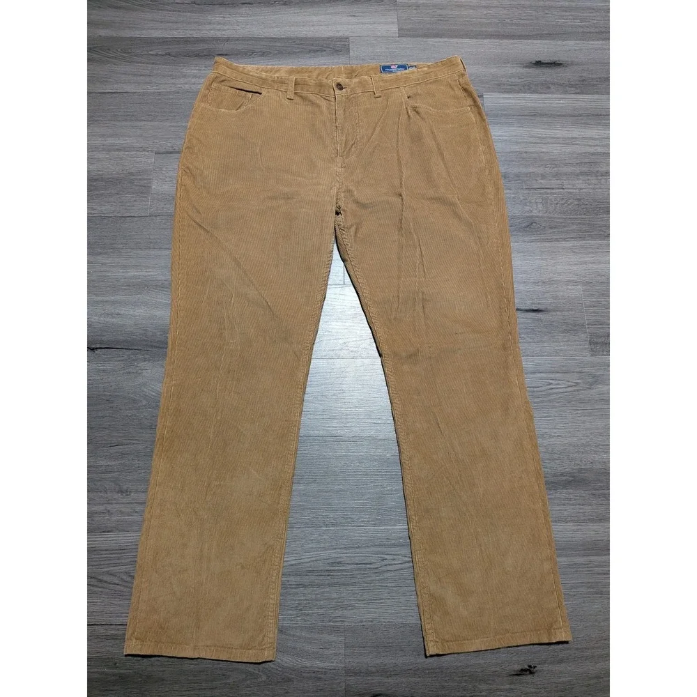Vineyard Vines Men's Brown Corduroy 5 Pocket‎ Pants 100% Cotton Pant Size 40x32